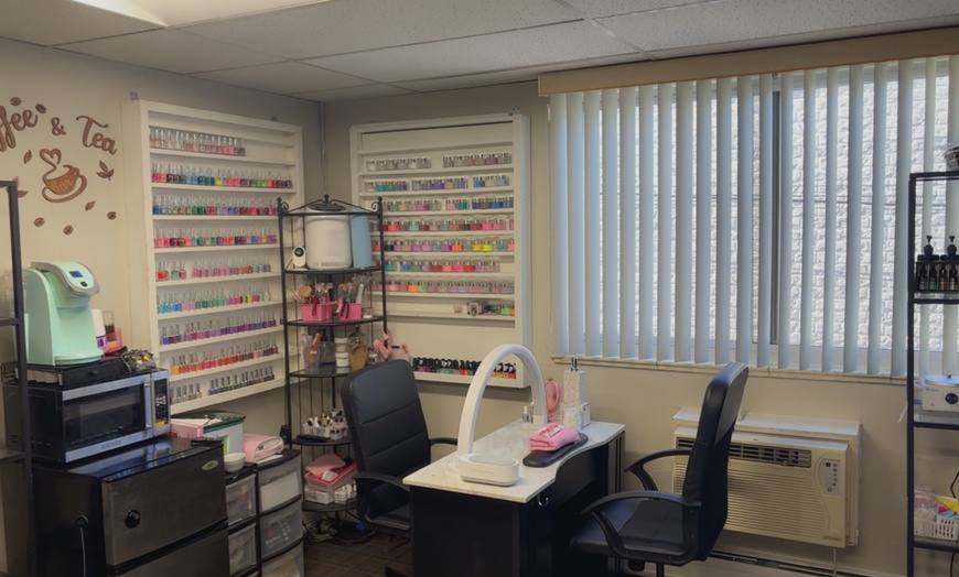 Image 6: Up to 55% Off on Salon-Shellac/No-Chip Mani-Pedi at Goddess Nails And Spa