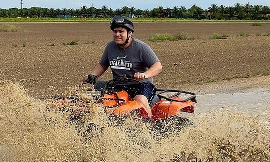 Image 3: Double the Fun w/ 1 Hour Single or Double Seater ATV Quad Experience 