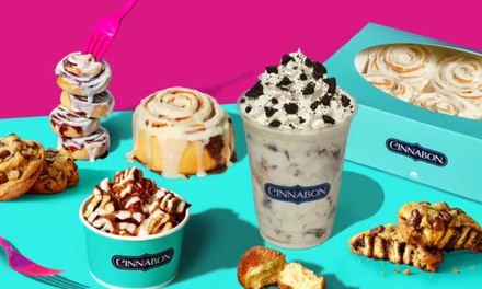 One Classic Cinnabon Roll & One MochaLatta Chill, Cold Brew or Lemonade - CINNABON
