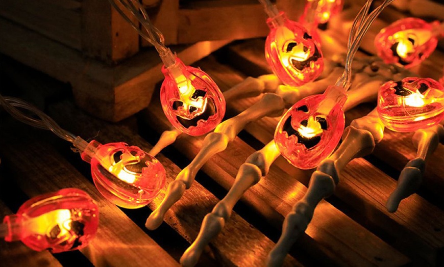 Image 7: Halloween Decoration LED Pumpkin Light String