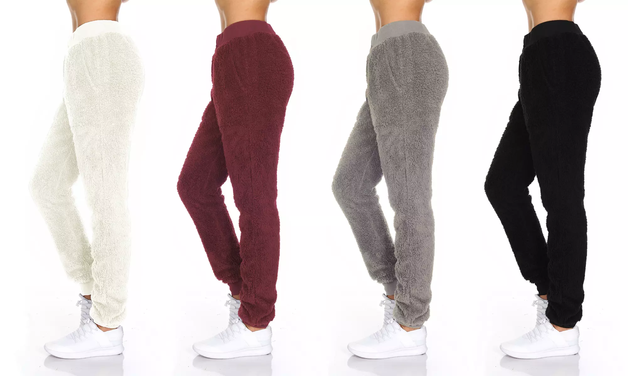 BSP Women's Athleisure Sherpa Joggers - Primary Image