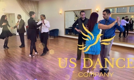 One Private Dance Lesson for One Adult (18+) – Ballroom, Salsa, Country, Hip-Hop, Ballet, High Heels or Fitness - US Dance Company
