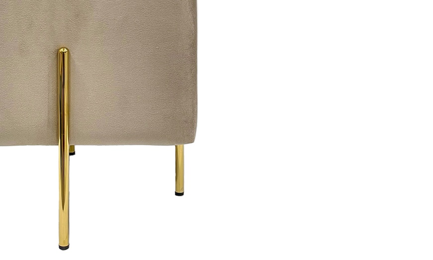 Image 13: Lapo puf contenedor de terciopelo 