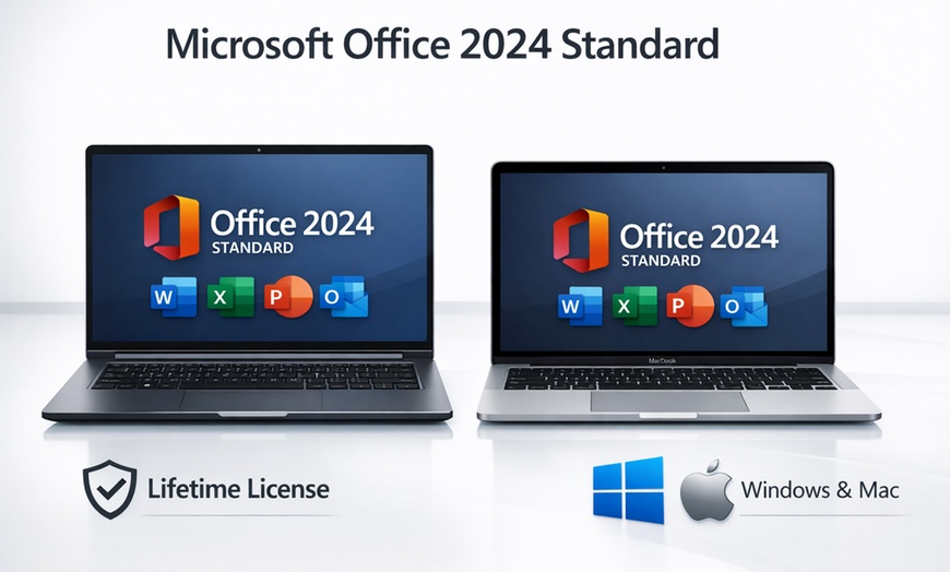 Image 2: Microsoft Office 2024 Standard Lifetime for Windows or Mac for One Device (Up to 87% Off)