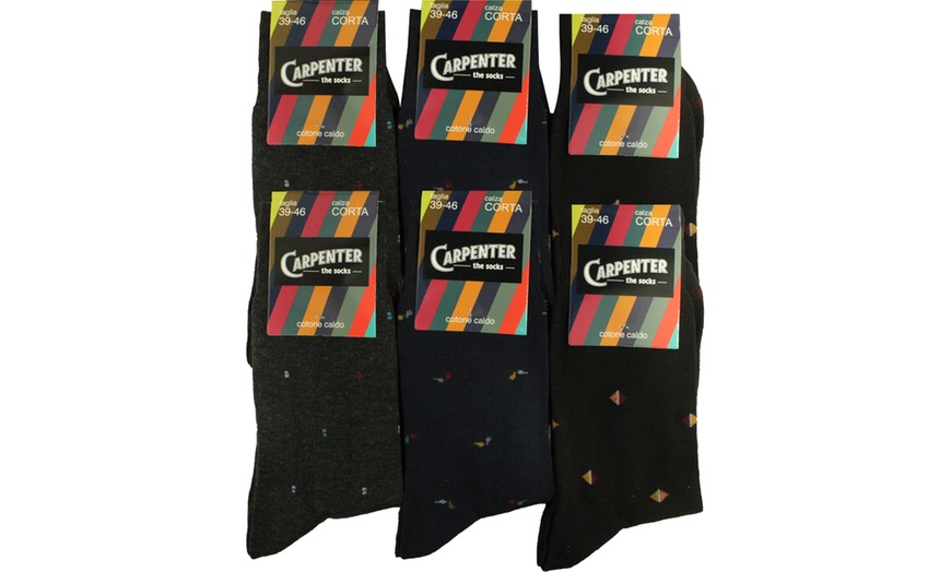 Image 22: Carpenter 6er- oder 12-Pack kurze oder lange Herren-Socken