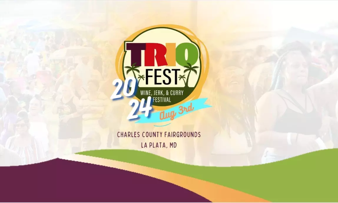 TrioFest Wine, Jerk & Curry Festival Tickets on Saturday, August 3rd - Charles County Fairgrounds (Up to 24% Off) - Primary Image