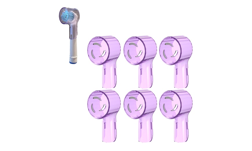 Image 3: 6Pcs Toothbrush Head Covers