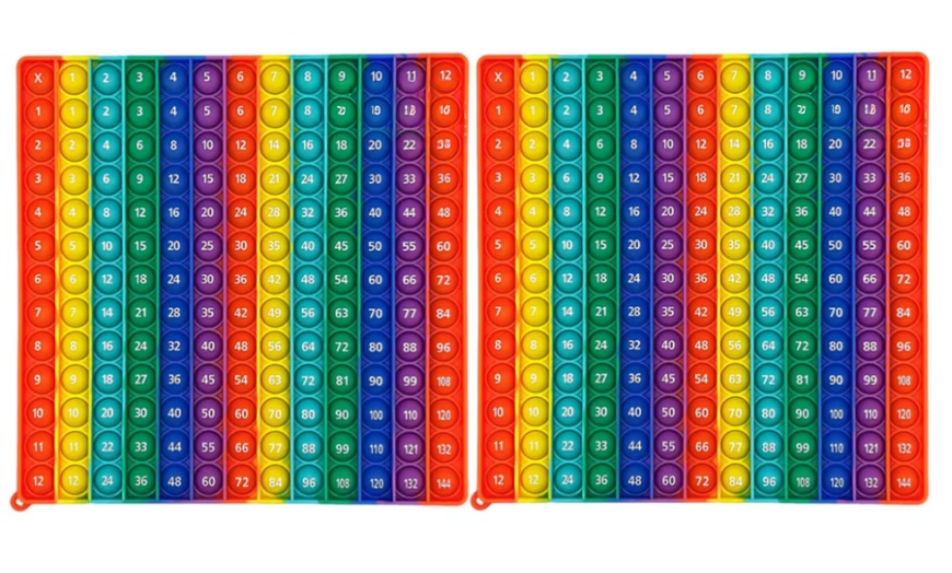 Image 5: Math Multiplication and addition Bubble Pressing Educational Toys 