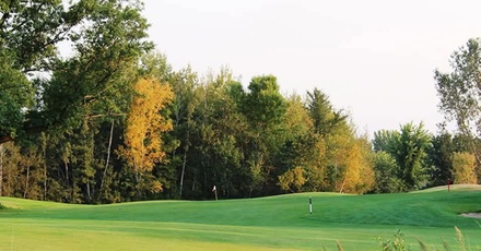 18 Holes of Golf with Cart for One Person Valid Monday - Thursday from April 2026 - October 2026 - Stones Throw Golf Course