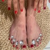Image 4: Mother’s Day Deluxe Mani‑Pedi Options