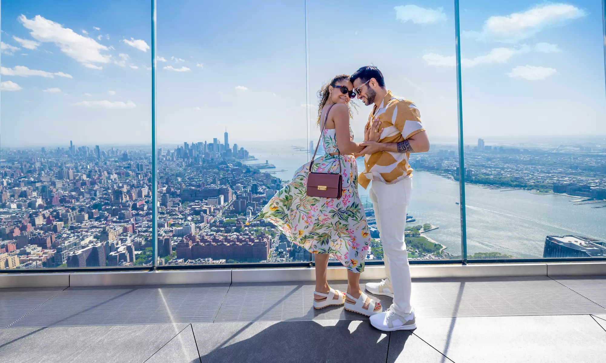 Sky-High 360° NYC Views w/ Edge Sunset VIP or Edge Champagne Admission