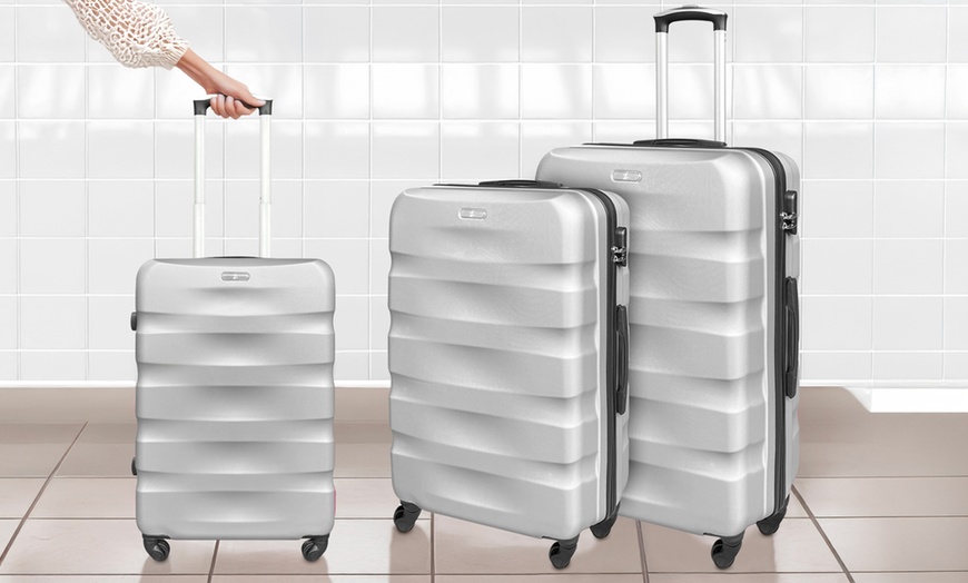 Image 1: Set da 3 valigie da viaggio in abs