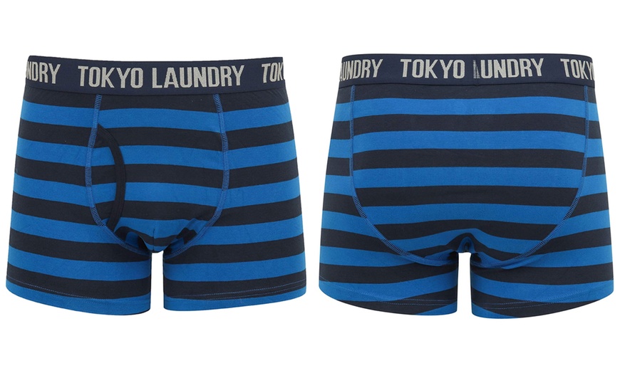 Image 18: Two-Pack of Tokyo Laundry Men's Stripe Print Boxers