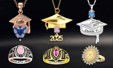 Custom Graduation Commemoration Jewelry - Yes Bobbleheads