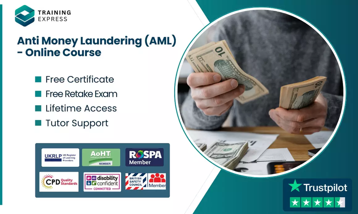 Boost Skills with Anti Money Laundering (AML) - Online Course at Training Express (Up to 45%Off) - Primary Image