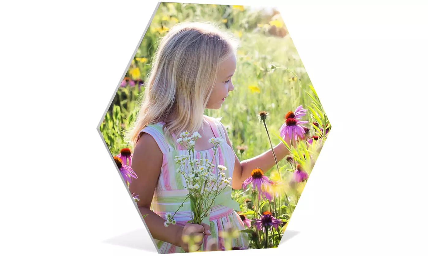 Muchopix hexagone, taille au choix, sur Hellodeco