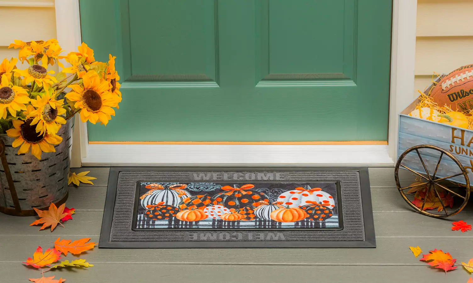 Fall Inspired Sassafras Switch Doormats (22" x 10") - Primary Image