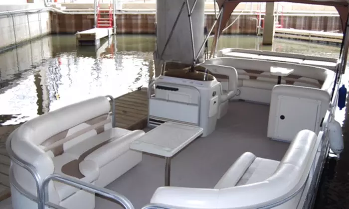 Four or Eight-Hour Pontoon Boat Rental from Day Dinghy (Up to 22% Off) - Second Medium