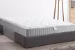 Lit coffre "Click" en simili cuir avec matelas en option, livraison offerte - Second Medium