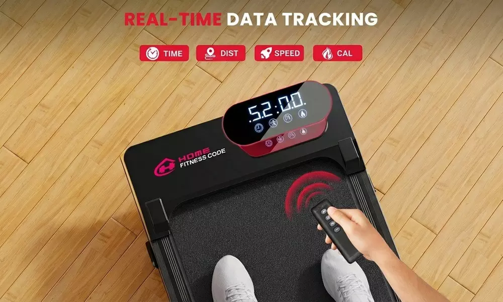 2-in-1 Foldable Walking Pad and Jogging Treadmill