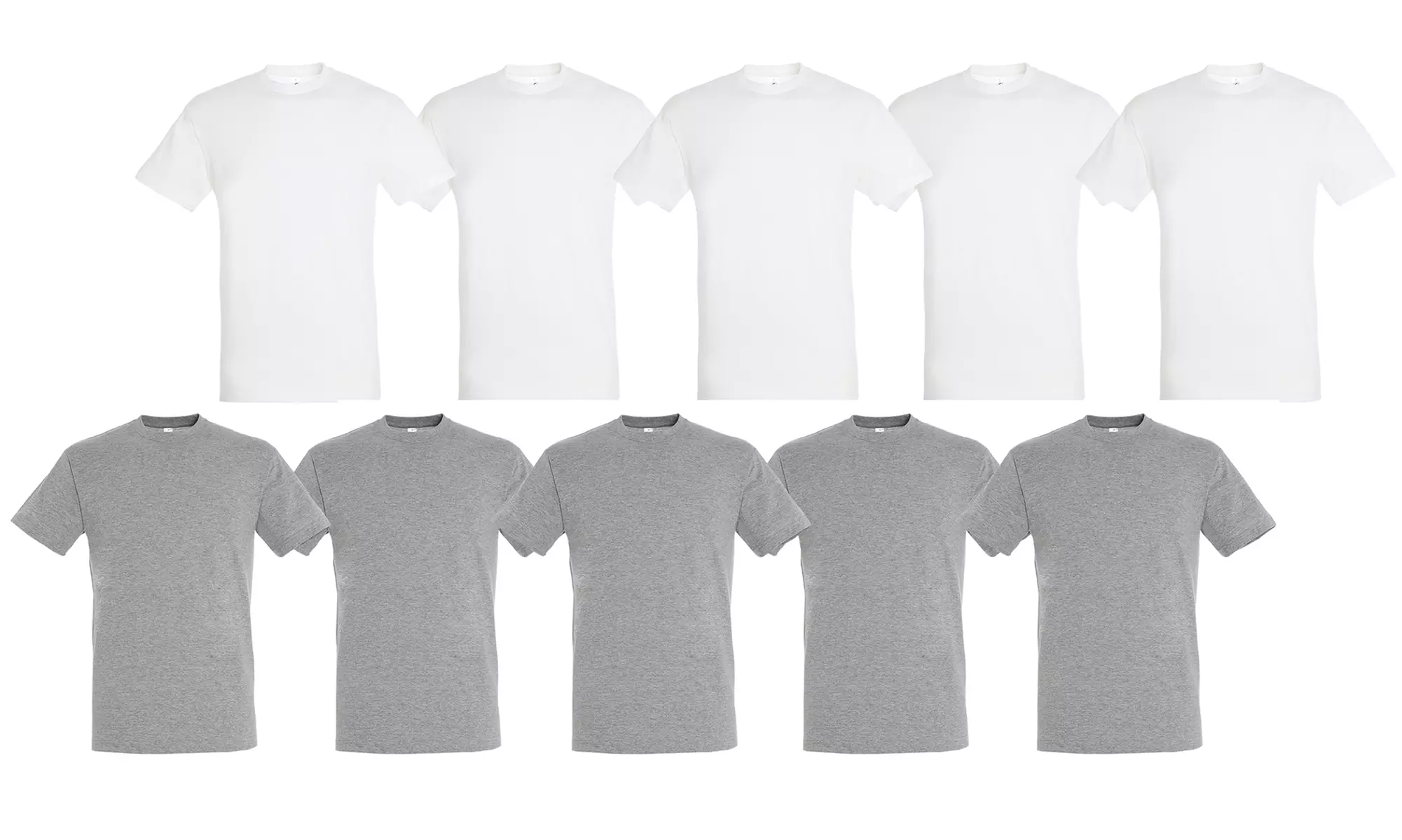 Pack  de 5 ou 10 T-shirts  pour homme - Second Medium