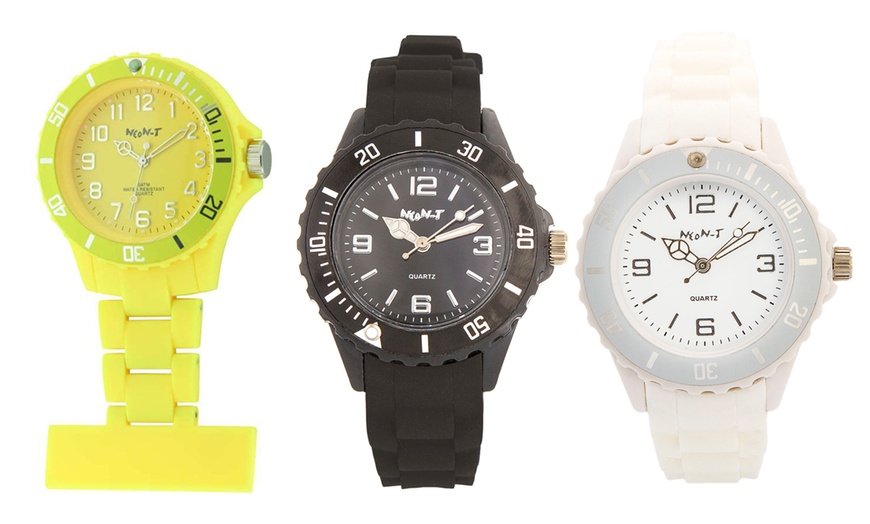 Image 2: Unisex Neon Watches