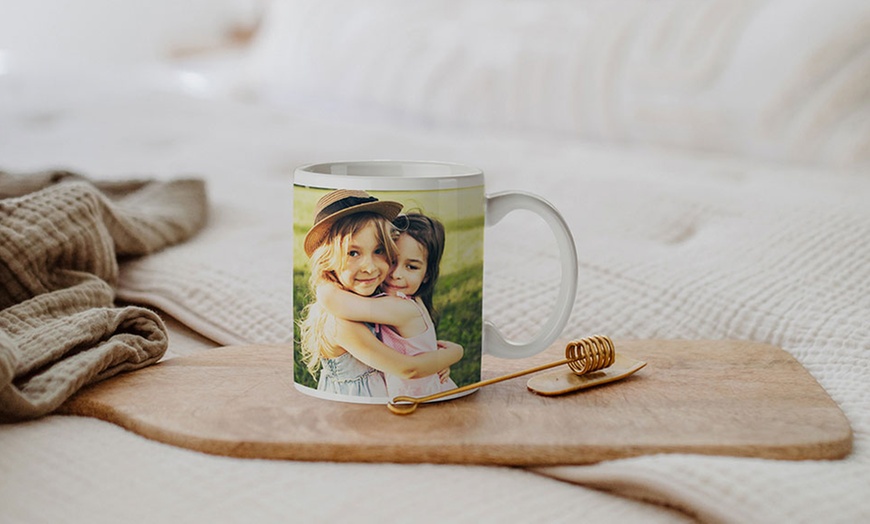 Image 9: One or Two Personalised Mugs from Photo Gifts