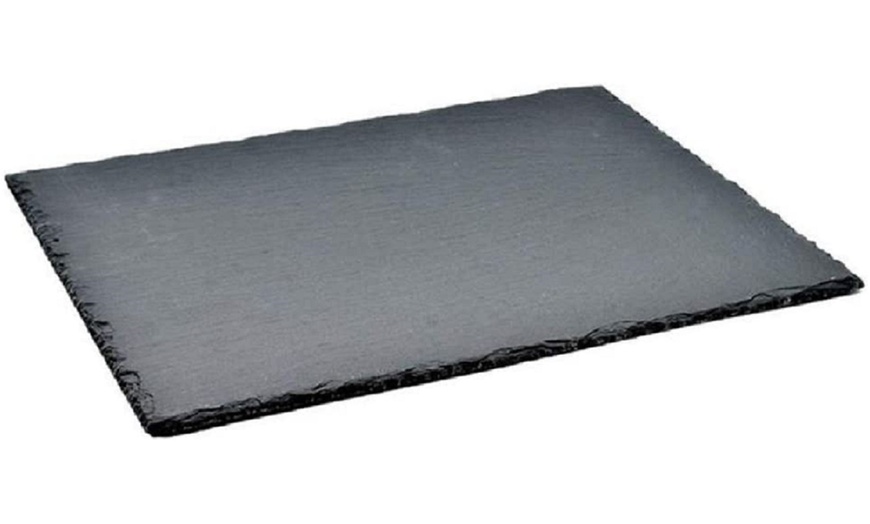 Image 3: Black Slate Plates