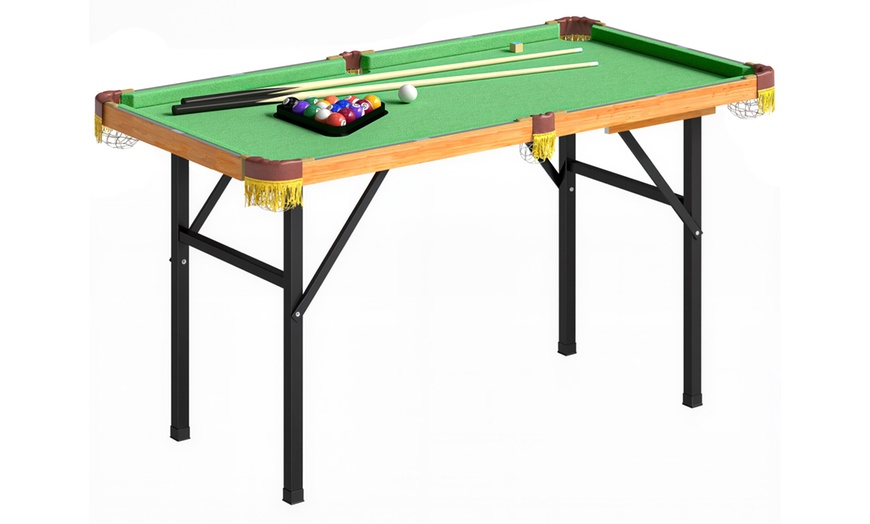Image 4: SPORTNOW 4ft Foldable Pool Table