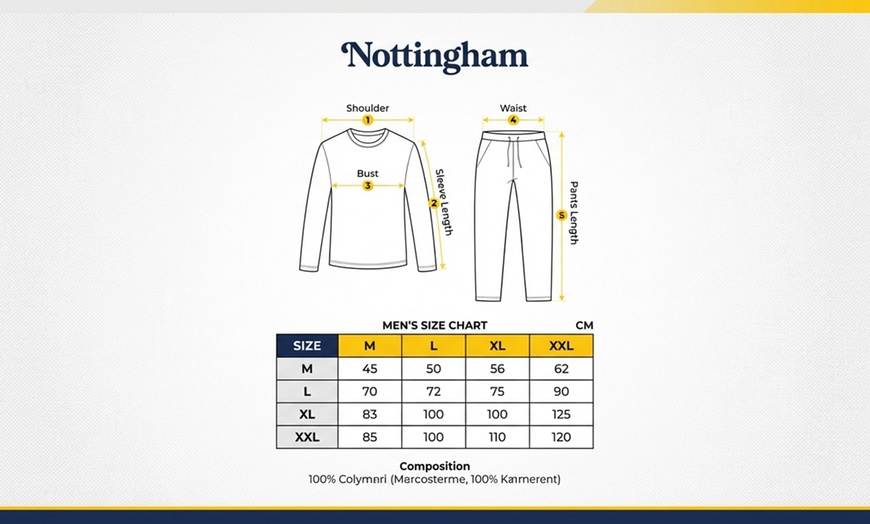 Image 2: Pigiama da uomo in cotone Nottingham