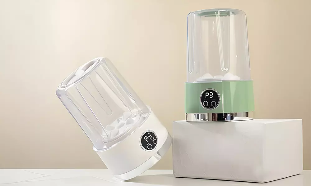 Mini lavadora portátil con controles táctiles y dos programas de lavado - Second Medium