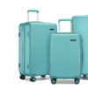 Image 11: One or Three Minimalist Design Hard Shell Luggage Set with TSA Lock 