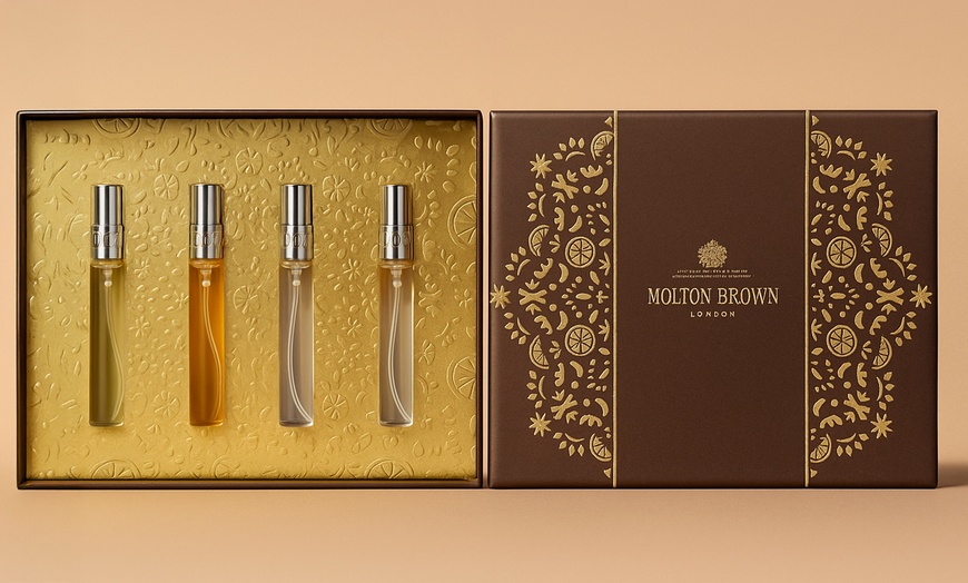 Image 1: Molton Brown Spicy and Citrus Fragrance Discovery Gift Set