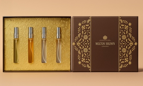 Groupon Women's Brown Molton Spicy And Citrus Fragrance Discovery Set