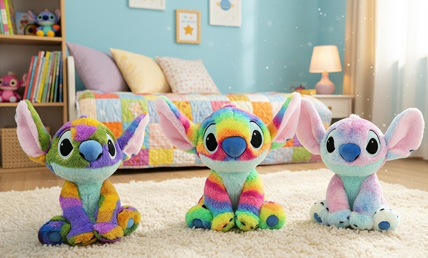Image 1: 30cm Lilo and Stitch Inspired Stuffed Plush Toy