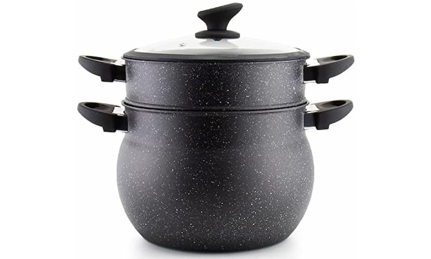 Image 2: Couscoussier en acier inoxydable avec couvercle en verre Royalty Line