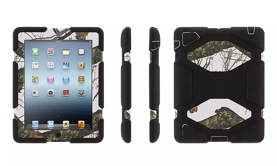 Griffin Survivor All Terrain Mossy Oak Camo Case and Stand for iPad 2/3/4  - Primary Image