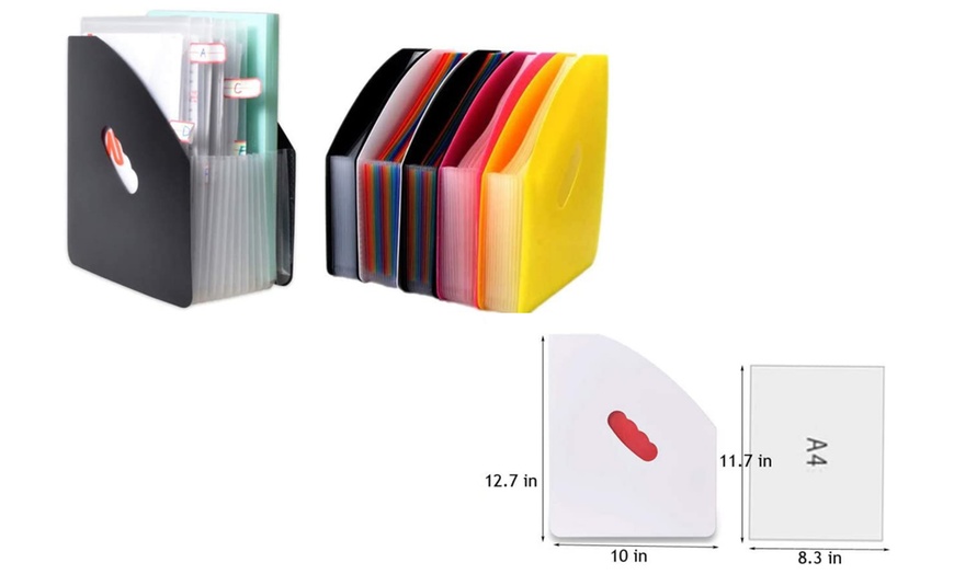 Image 8: Standing Retractable Document Organiser