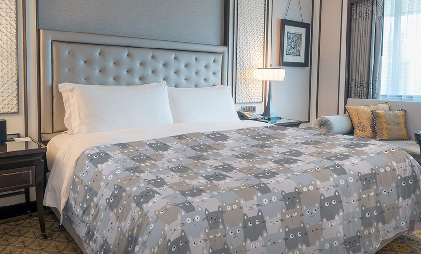 Image 9: Couette d'été en 100 % coton piqué doux