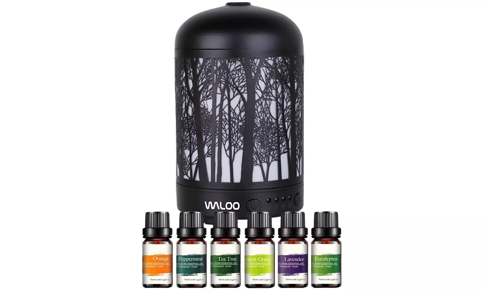 Sleek Aromatherapy Diffuser with 6 Optional Essential Oils - Second Medium