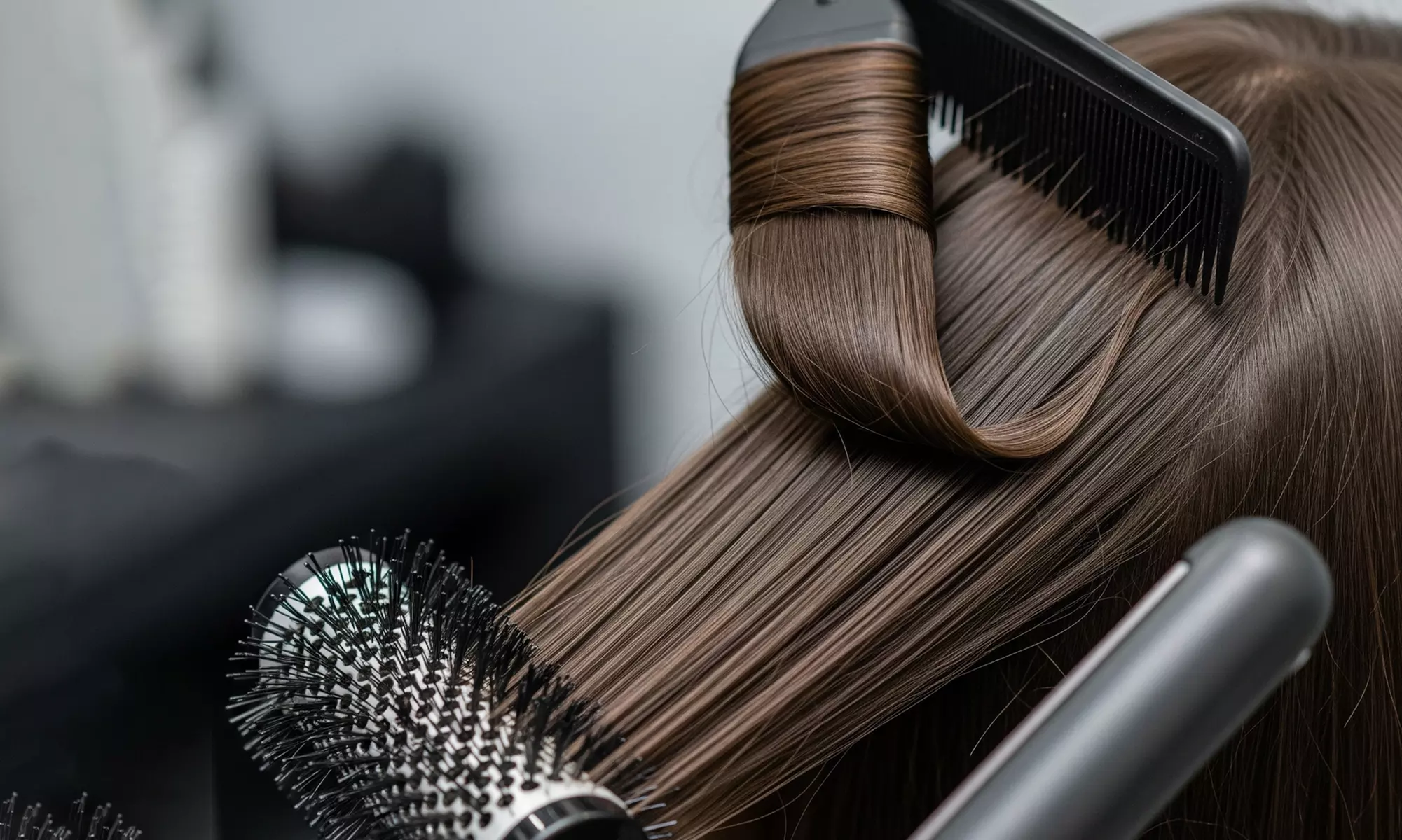 Sesión de peluquería con mechas, lavado, mascarilla, corte y peinado