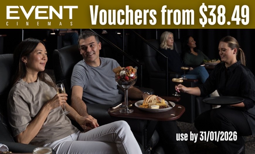 Image 1: Event Cinema Gold Class eVouchers Sale