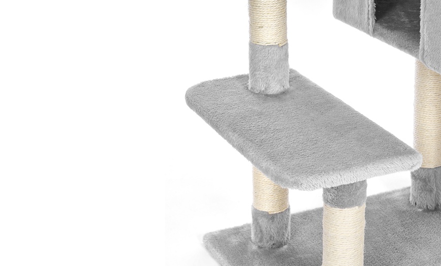 Image 23: Meerlaagse grijze kattenboom