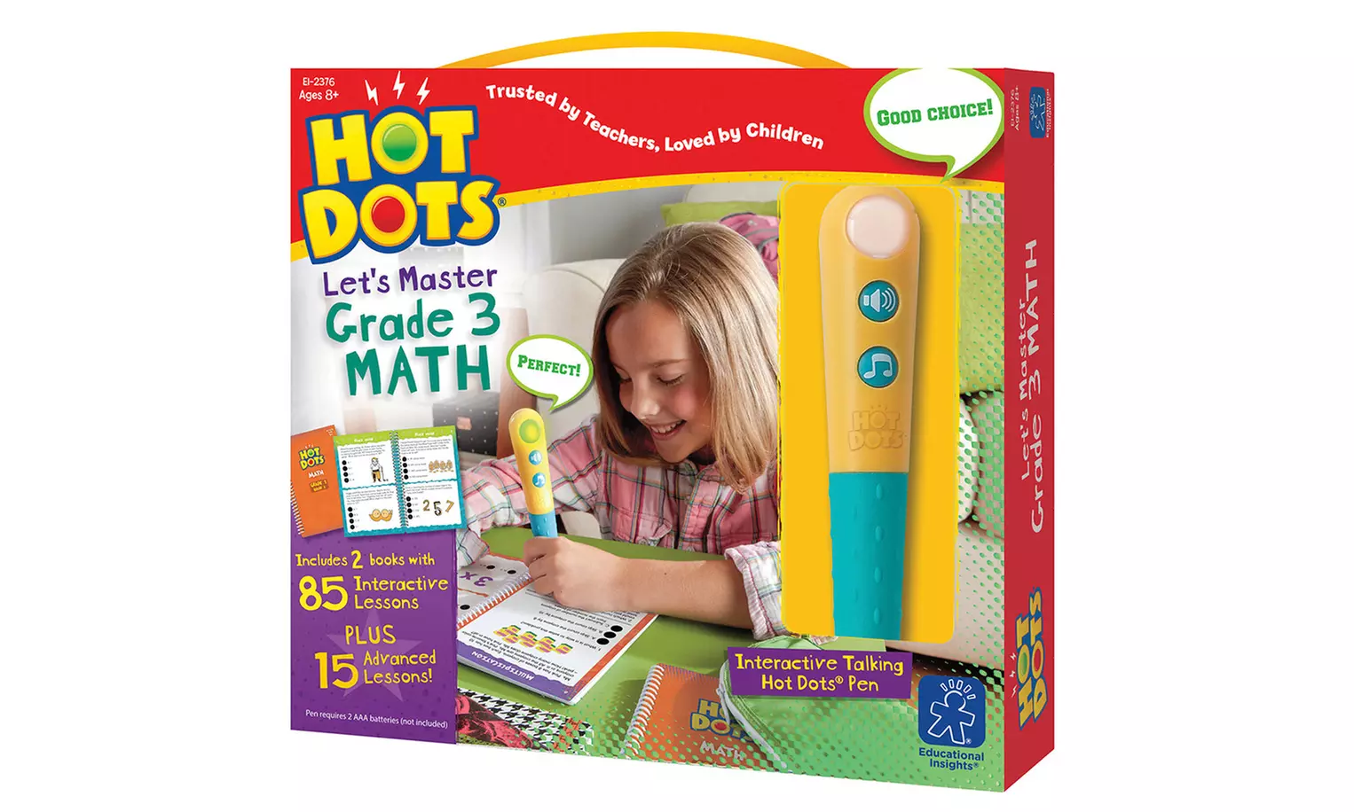 Hot Dots Let's Master Math Grades 1-3 - Second Medium