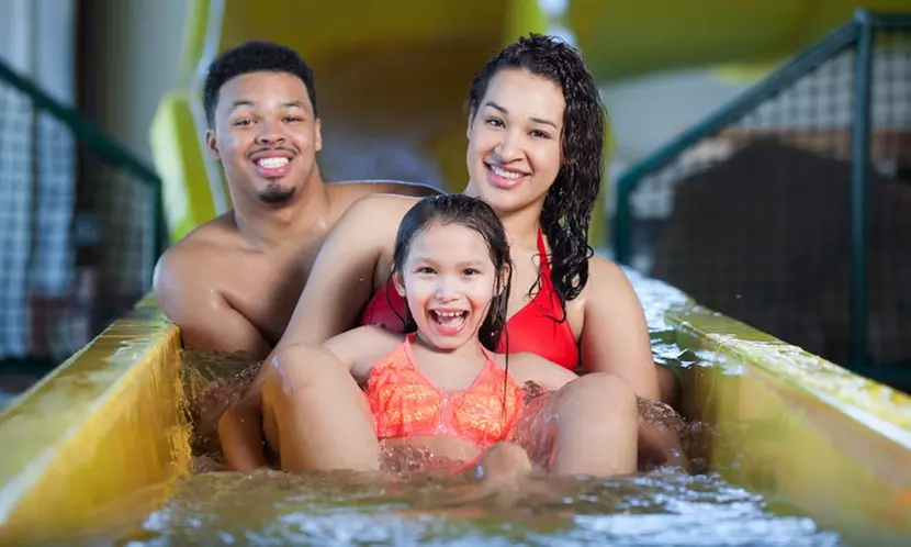 Seven Clans Indoor Waterpark: Waterslides, Lazy River & Splash Pad!