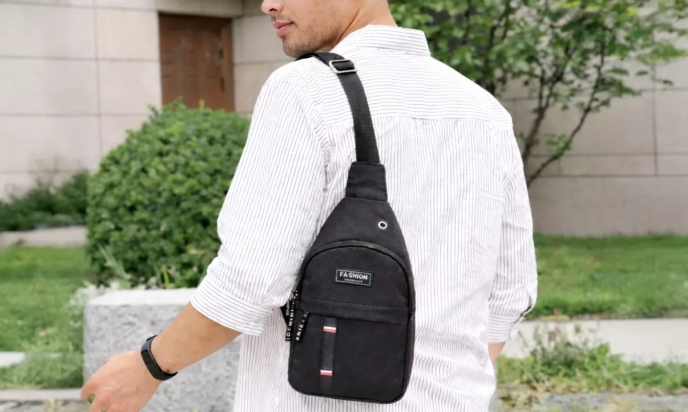 Minibandolera de viaje resistente al agua con correa ajustable