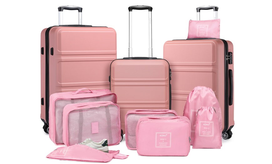 Image 1: Maleta o juego de maletas de ruedas con set de bolsas organizadoras