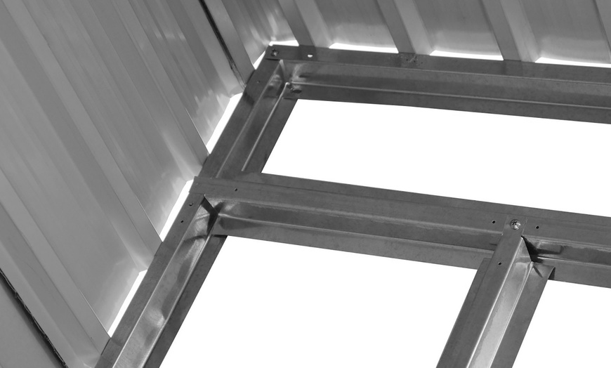 Image 8: Outsunny Outdoor Storage Shed 7ft x 4ft