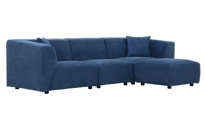 Canapé modulable Kocoon 3 places avec son pouf