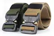 Casual Military Tactical Belt Mens Army Combat Waistband Rescue Rigger Belts - Second Medium